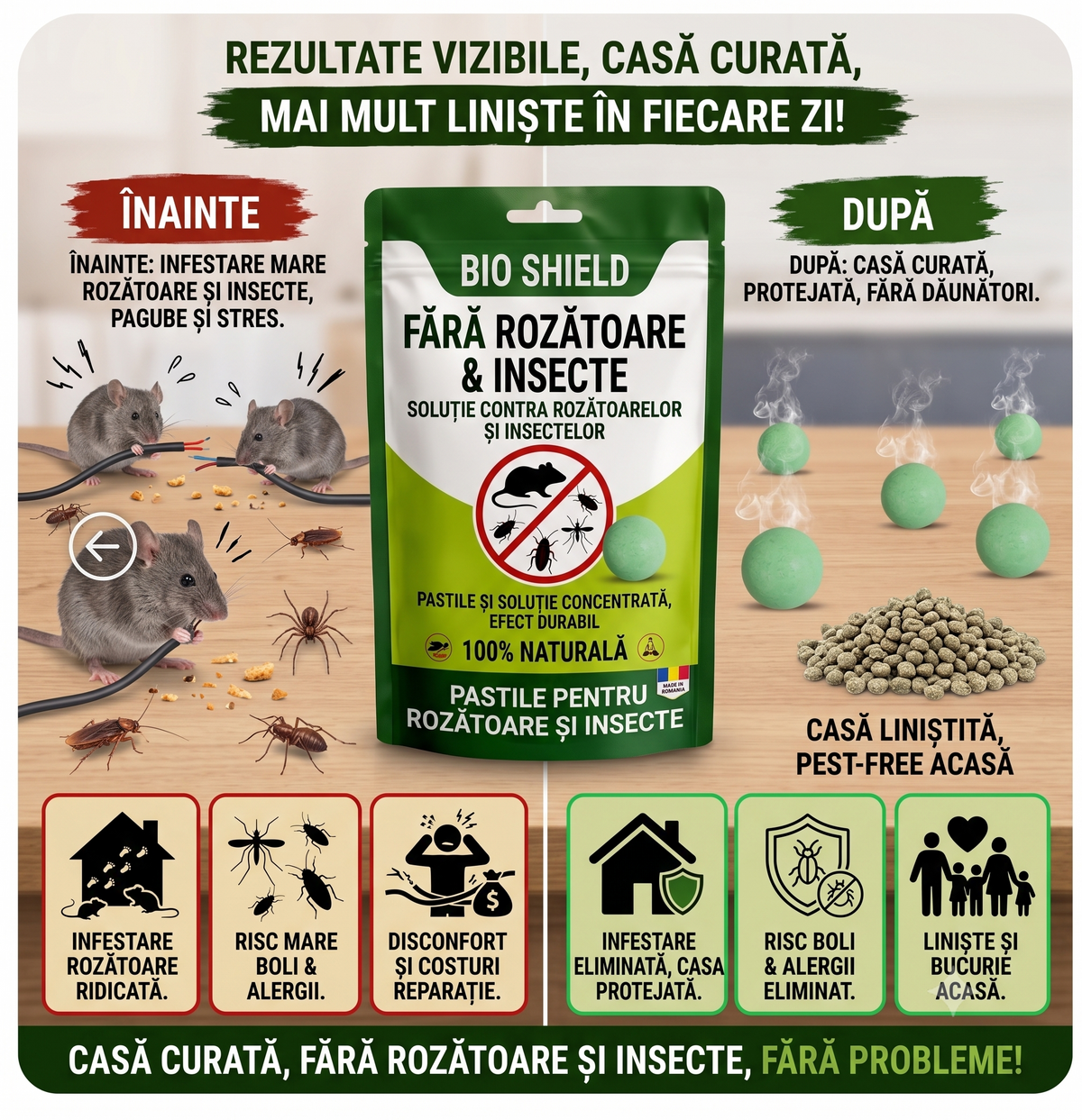 Pastile pentru rozătoare | 1+1 GRATIS