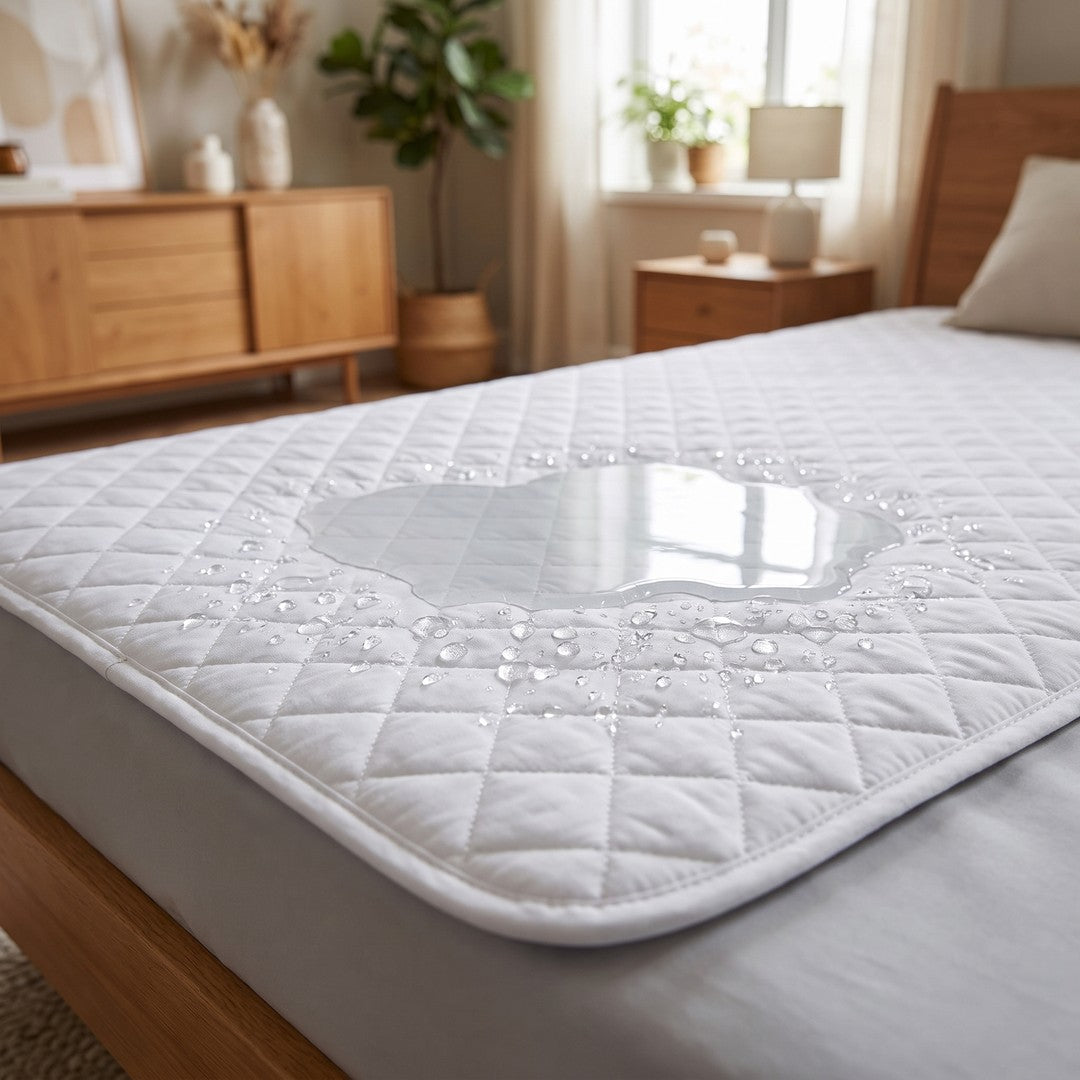 Aleză absorbantă impermeabilă pentru pat, lavabilă — 85 x 90 cm