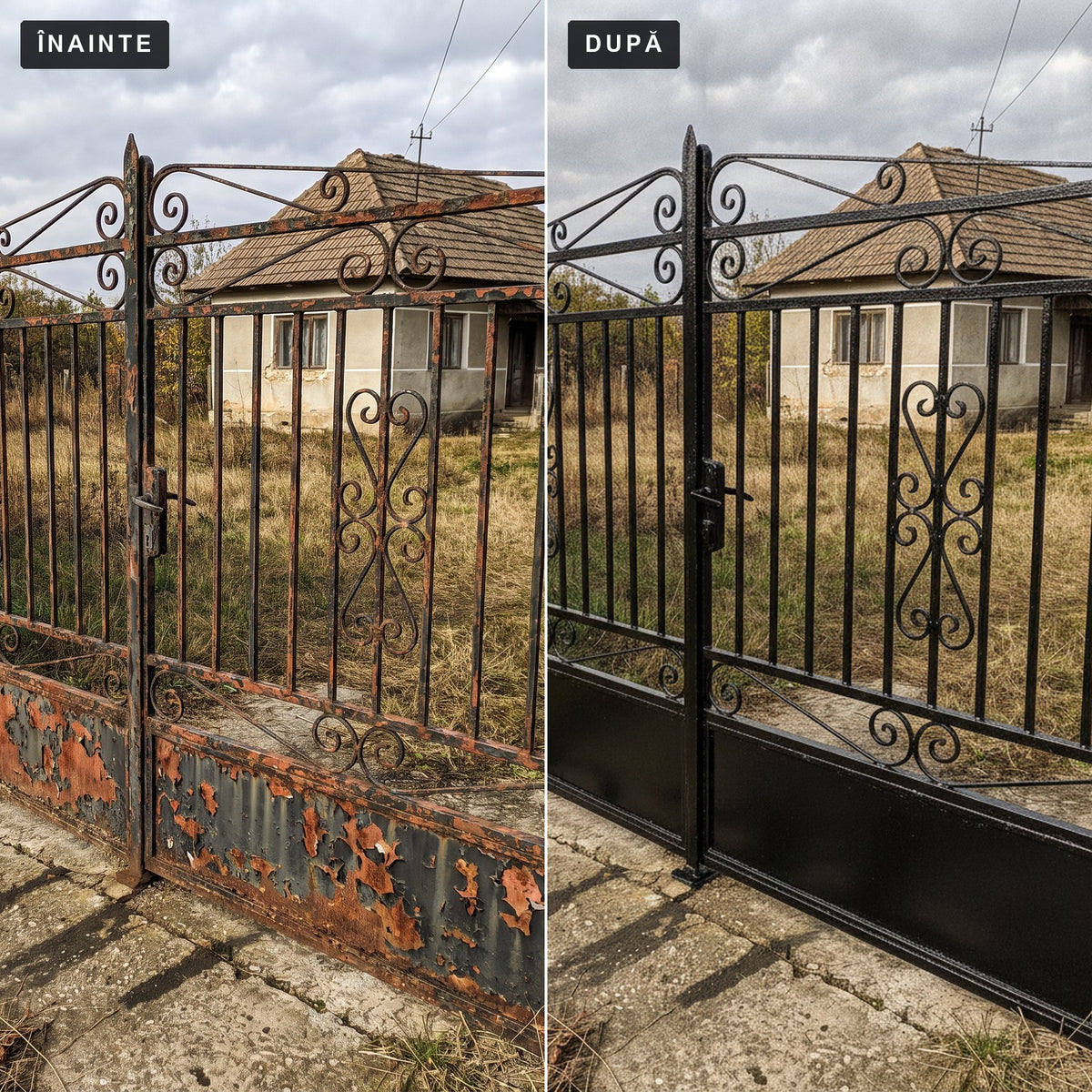 RuginScut™ – Vopsea antirugină care se aplică peste rugină | oprește rugina înainte să se extindă