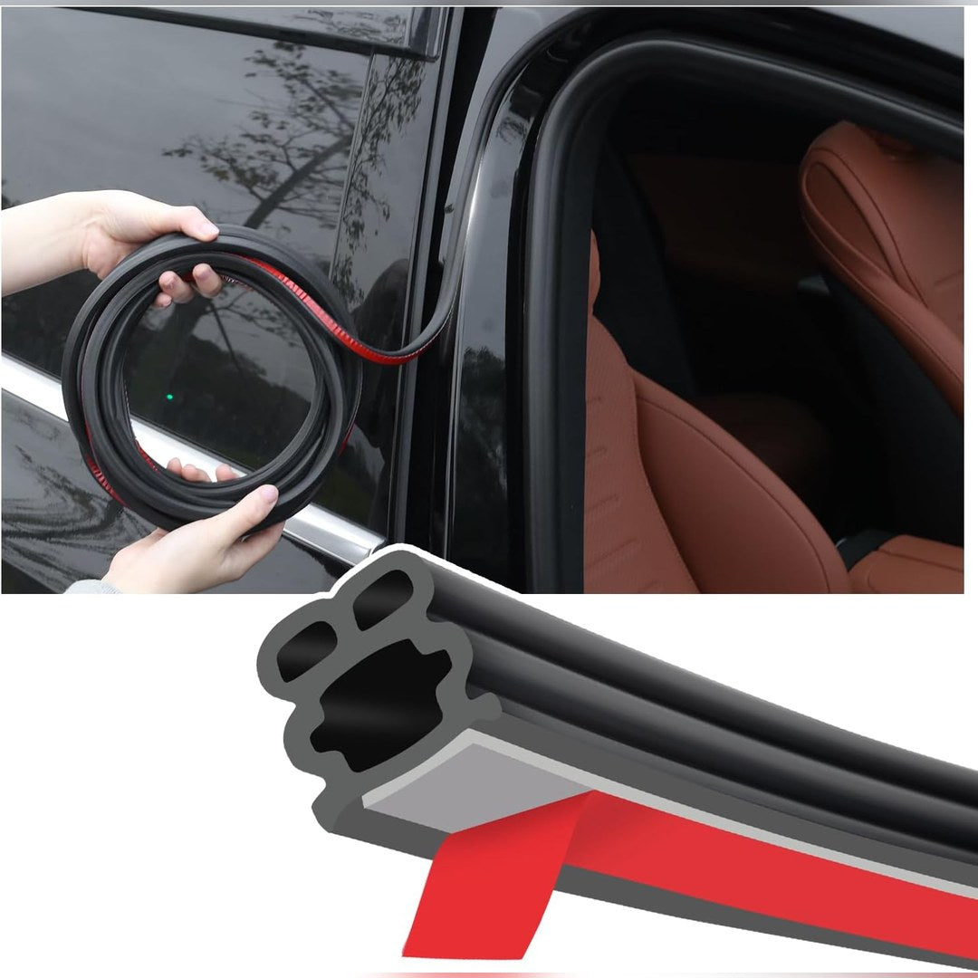 Bandă de etanșare autoadezivă pentru ușile mașinii | Rolă de 5 m