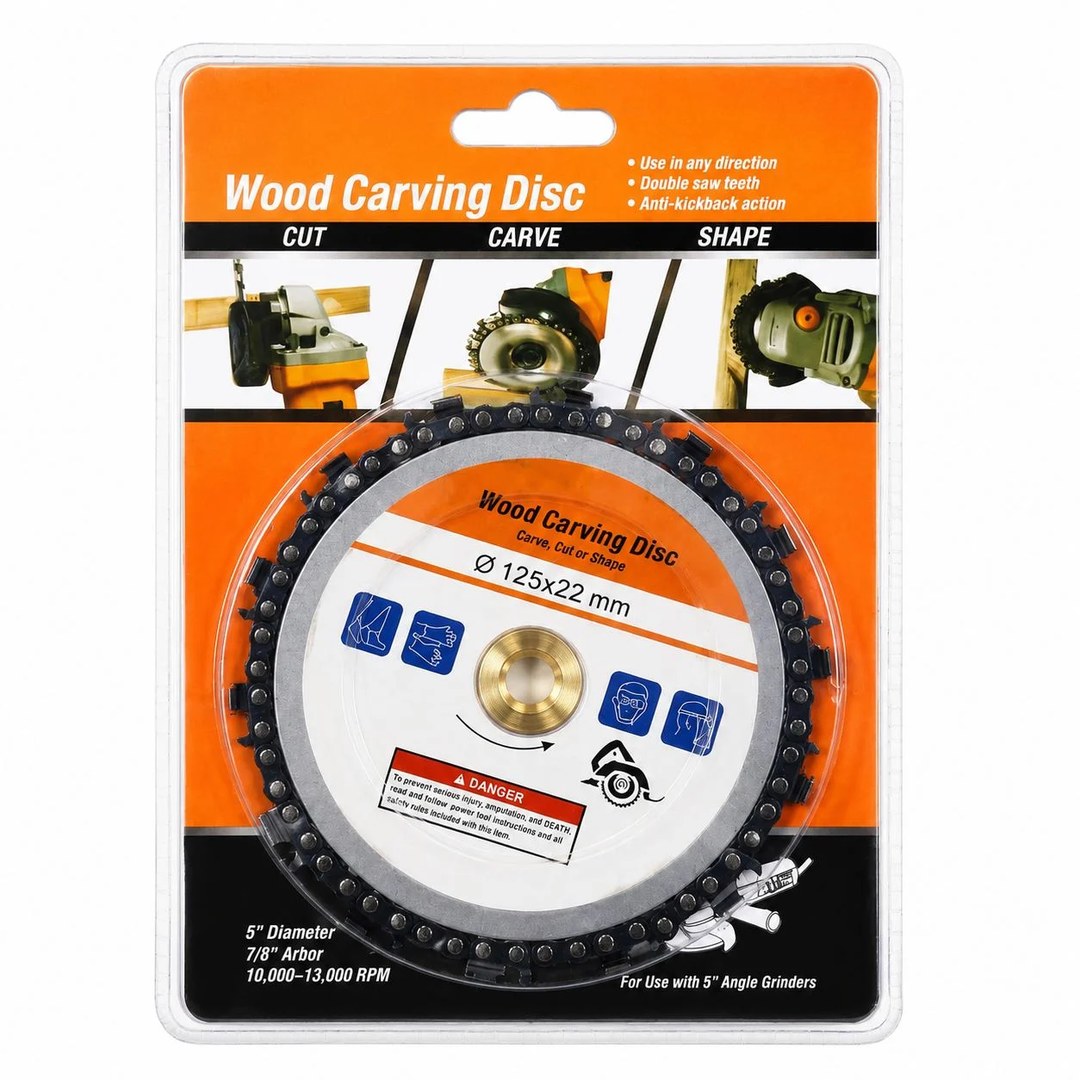 Disc cu lanț de drujbă pentru flex (polizor unghiular) | 125 mm