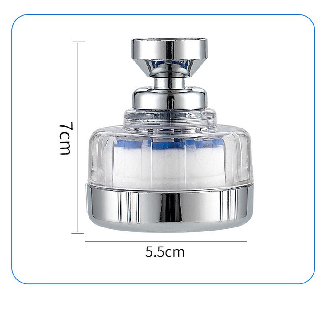 Filtru de apă pentru robinet, cu cap rotativ 360° | 1+1 GRATIS