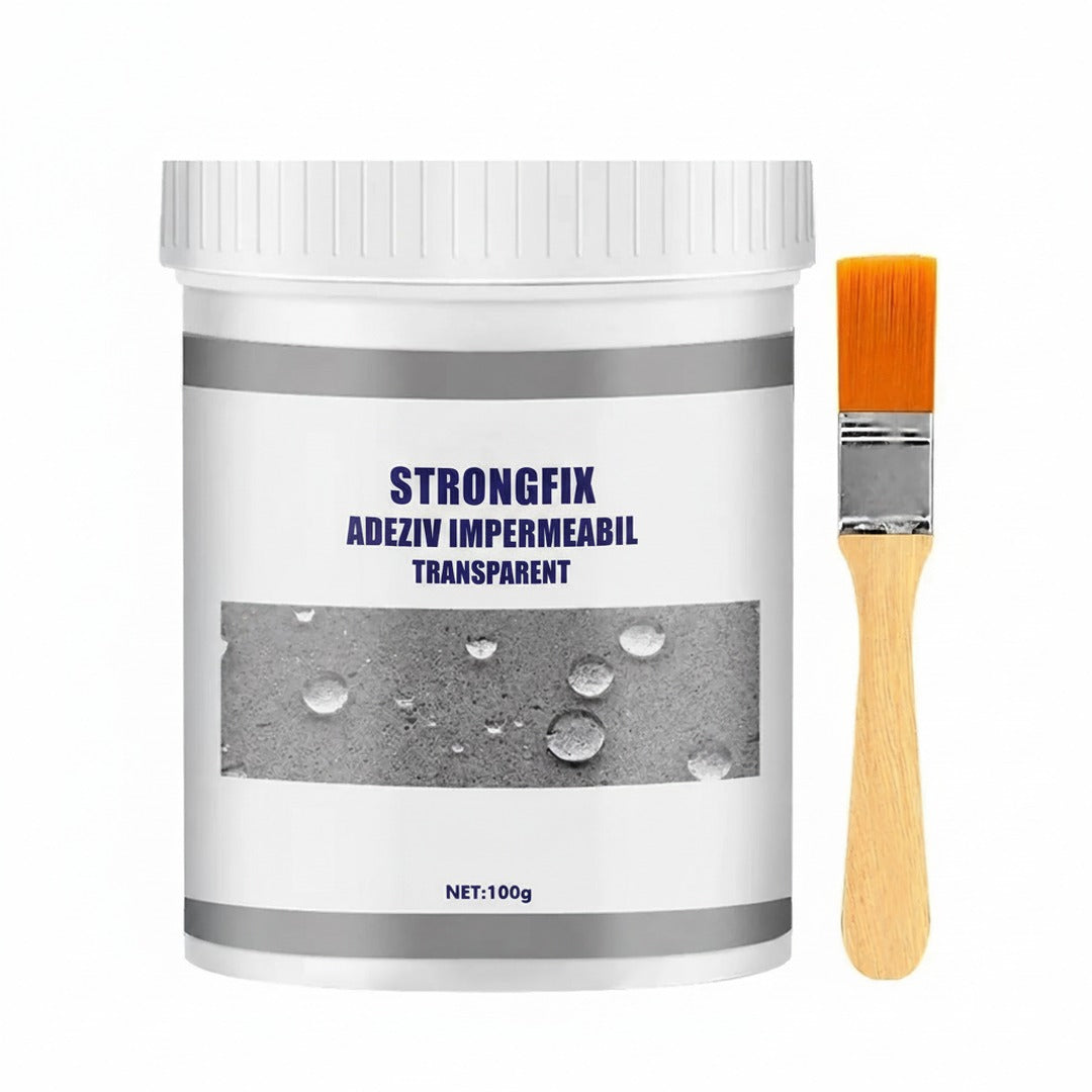 StrongFix™ – Adeziv Impermeabil Transparent pentru Fisuri și Scurgeri | 1+1 GRATIS