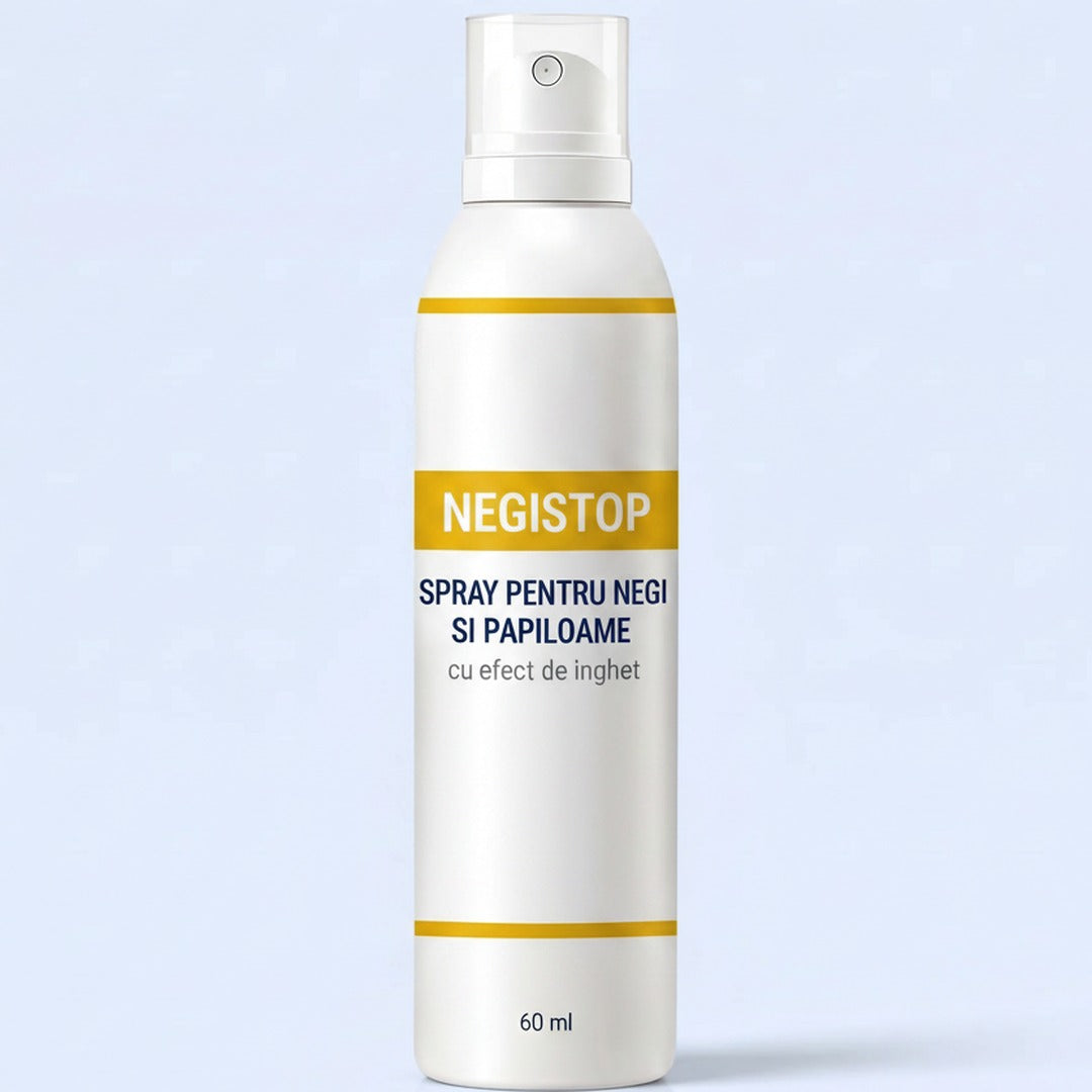 Spray pentru negi și papiloame, cu efect de îngheț, 60 ml