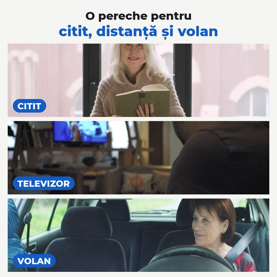 Ochelari reglabili Dioptrio™ | 1+1 GRATIS — două perechi