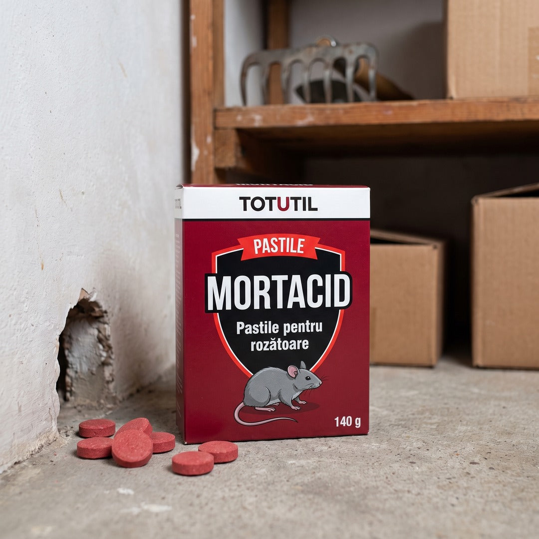 Pastilele MORTACID pentru rozătoare | 1+1 GRATIS — două cutii