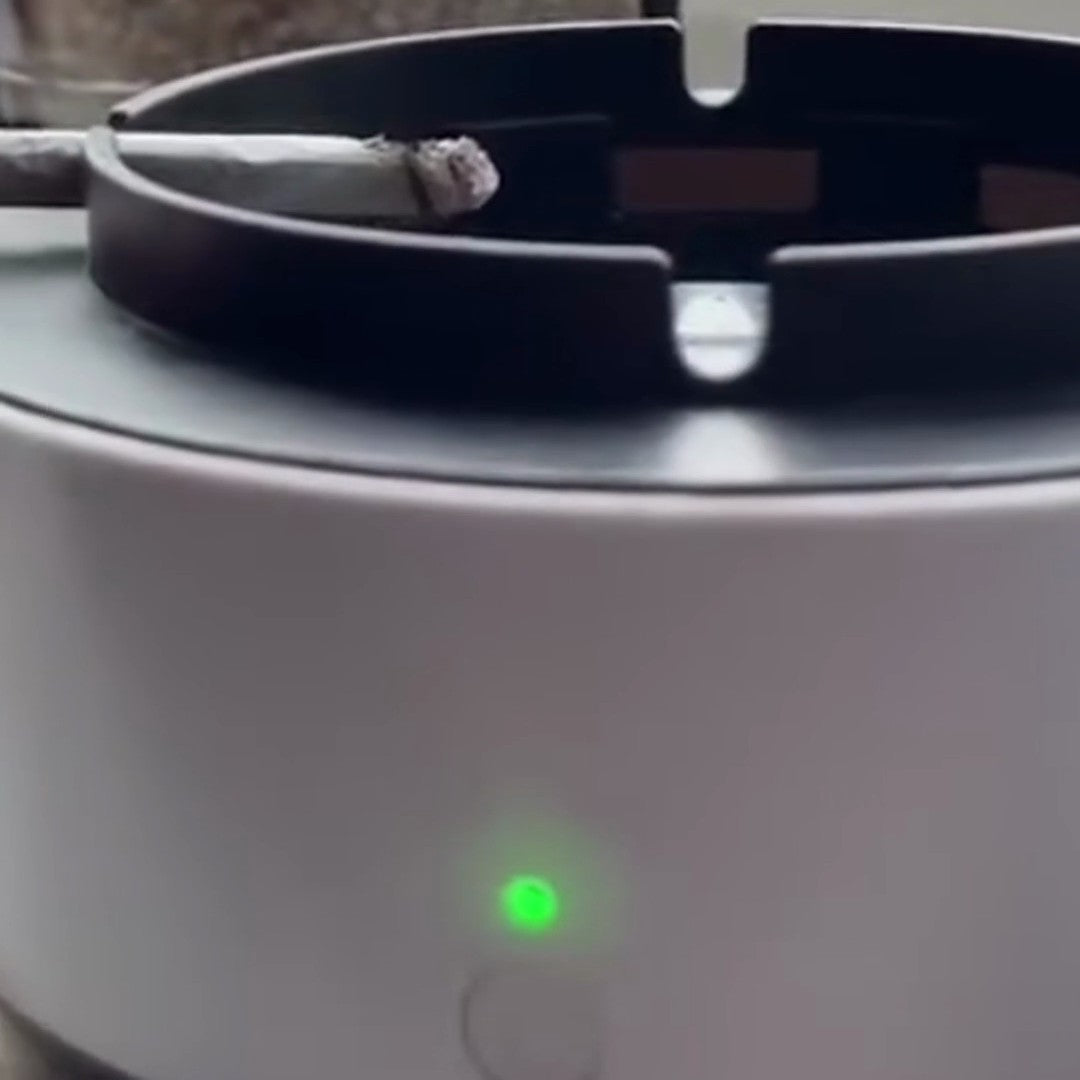 Scrumieră Electrică Inteligentă cu Aspirație — fără fum, fără miros