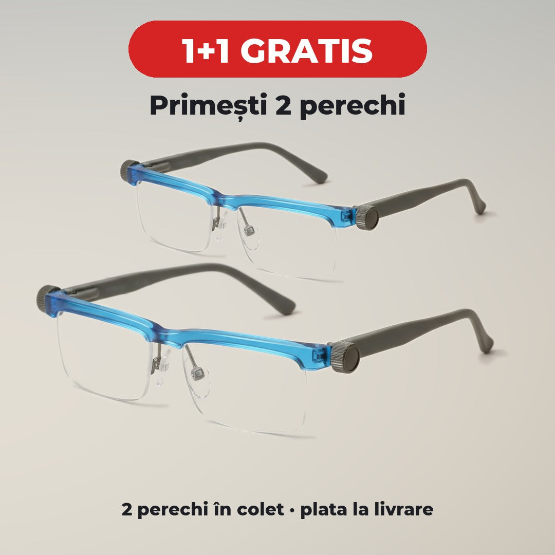 Ochelari reglabili Dioptrio™ | 1+1 GRATIS — două perechi