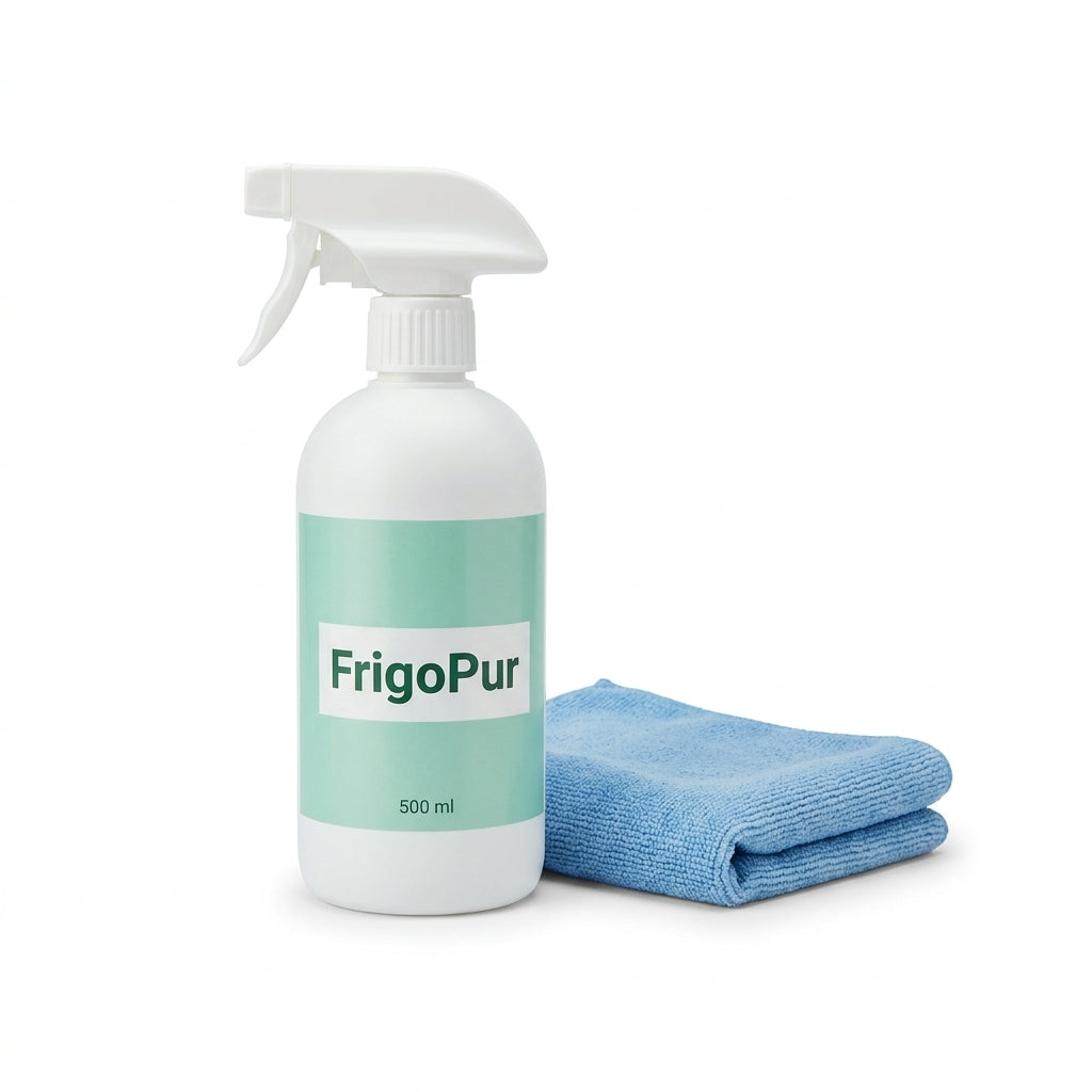 FrigoPur™ – Spray pentru Curățarea Frigiderului | 1+1 GRATIS
