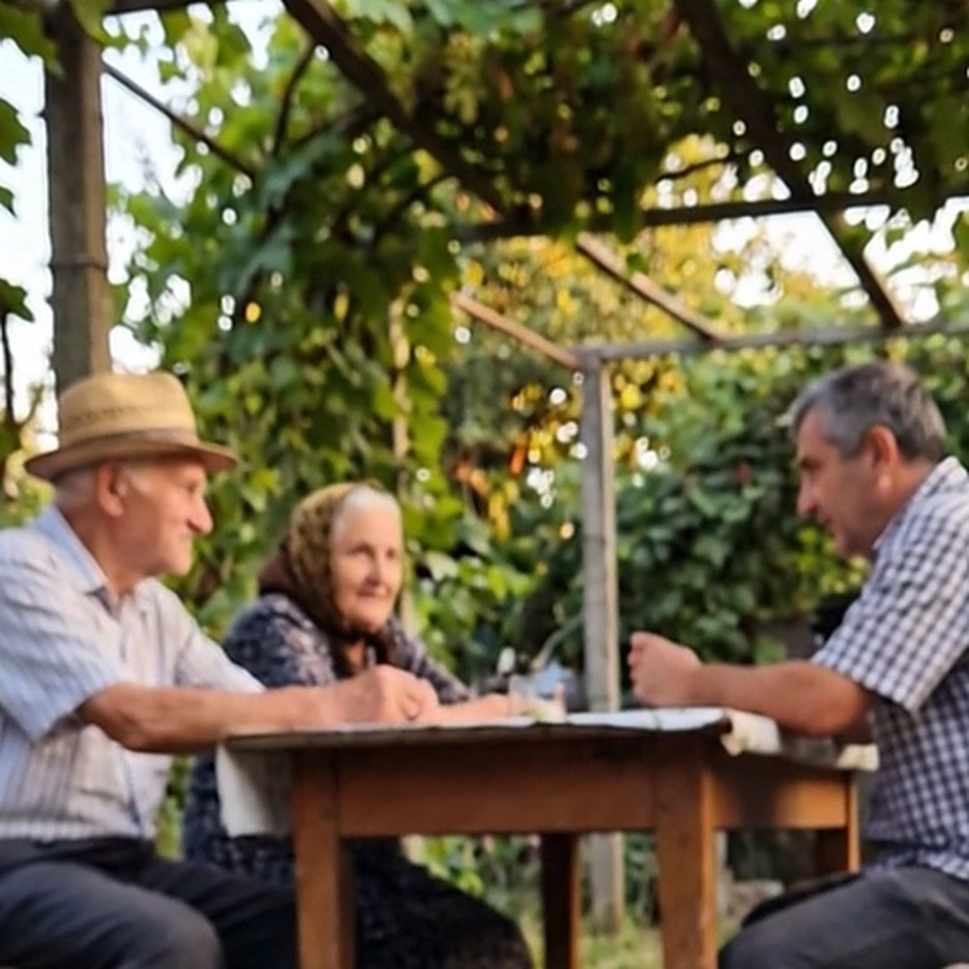 discutie in jurul mesei in familie