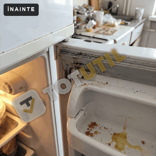Garnitura ușii înainte și după
