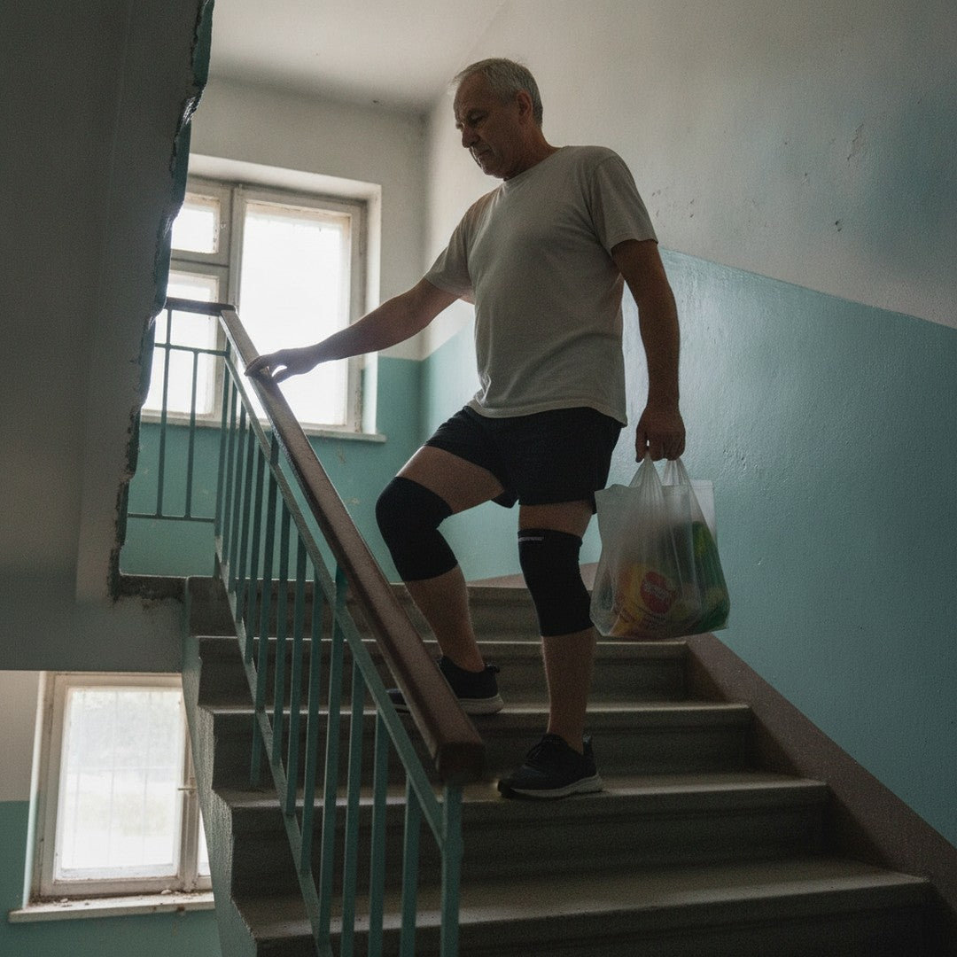 Genunchieră elastică de compresie | O pereche (2 bucăți)