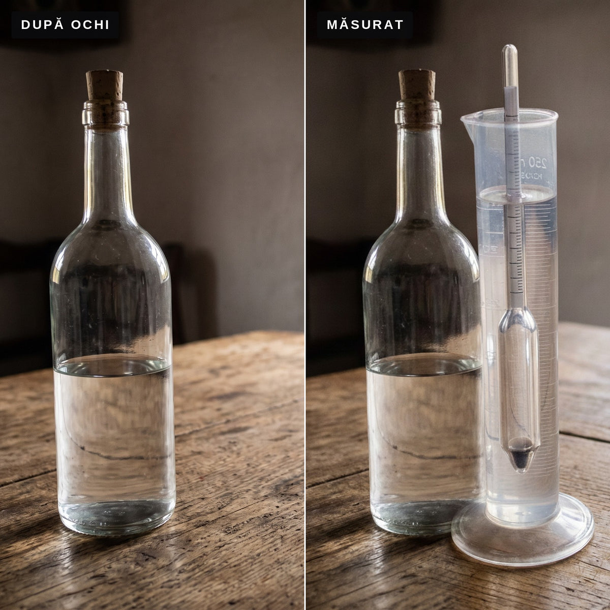Kit alcoolmetru pentru țuică | afli pe loc câte grade are țuica ta