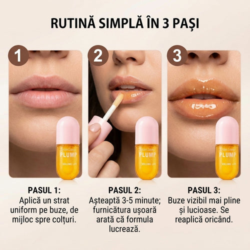 Luciu de buze rutină în 3 pași