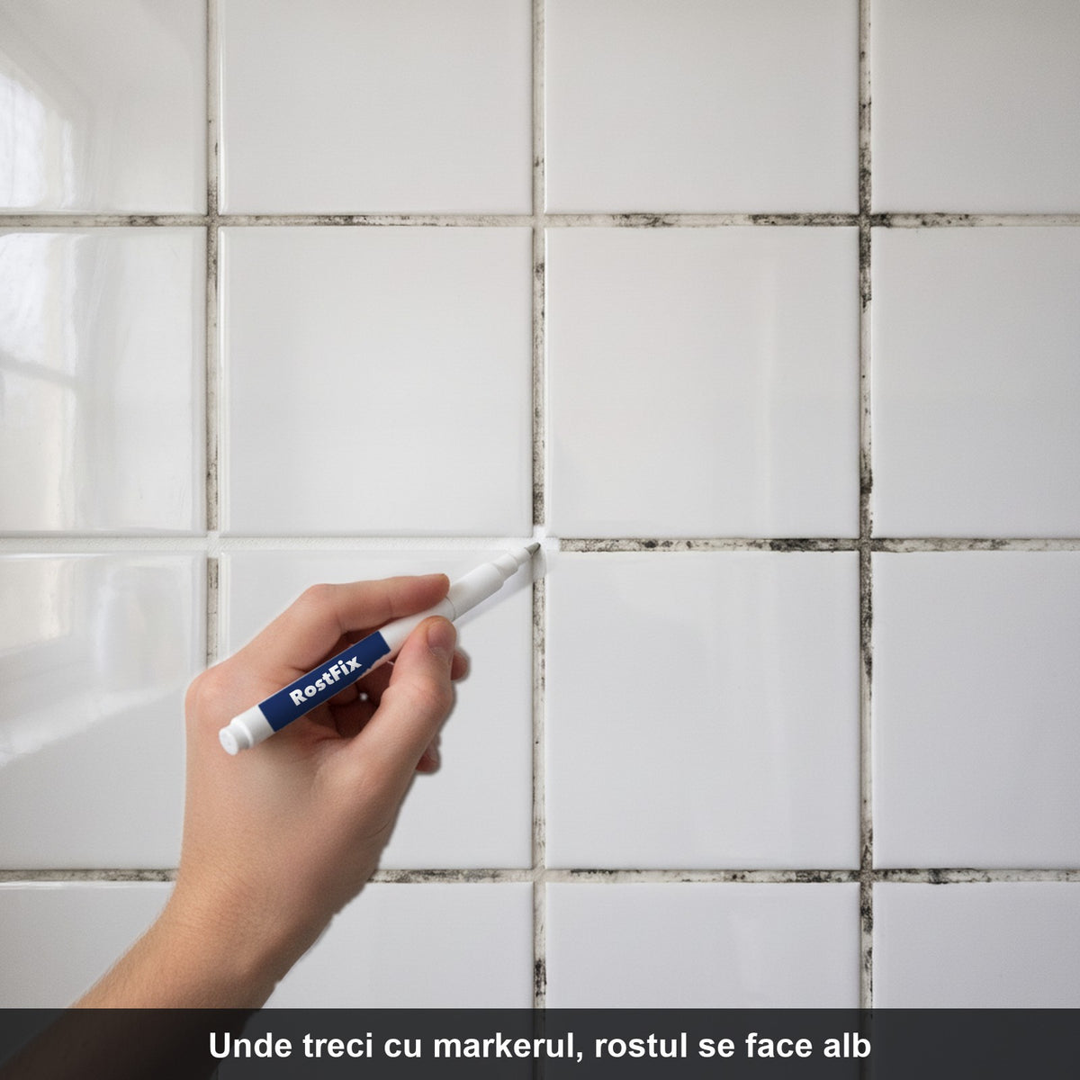 RostFix™ – Markere pentru rosturi, set de 3 | rosturile înnegrite se fac albe din nou
