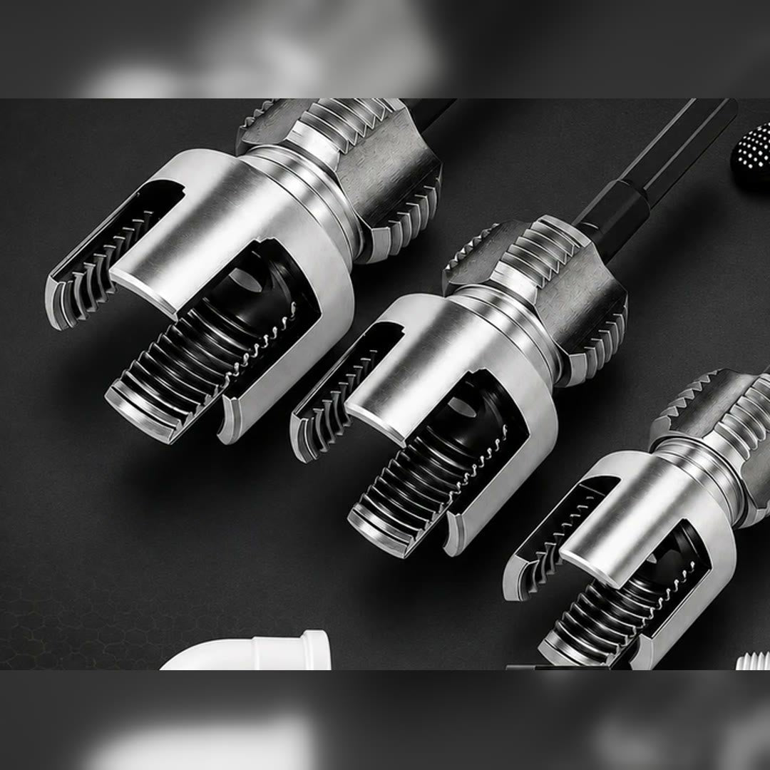 Set filetare țevi de plastic, 3 mărimi