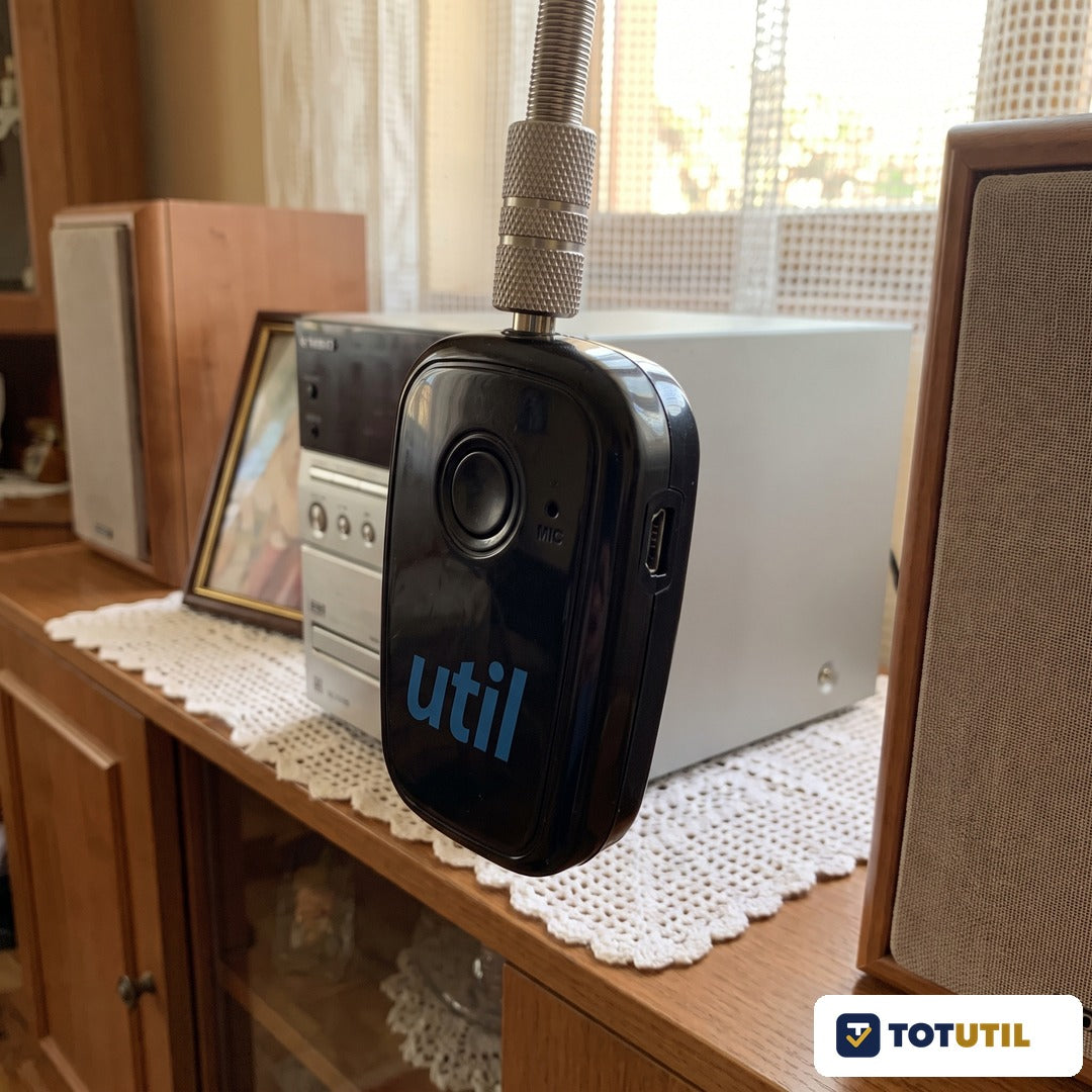 Receptor Bluetooth AUX cu baterie și microfon