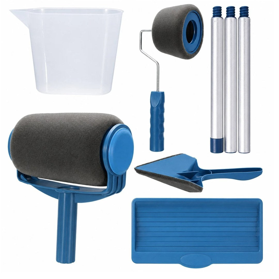 Kit trafalet cu rezervor pentru vopsit | Mâner extensibil, fără scară